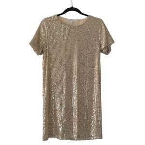 Ophelia Roe - Sequin Shirt Dress - Size S